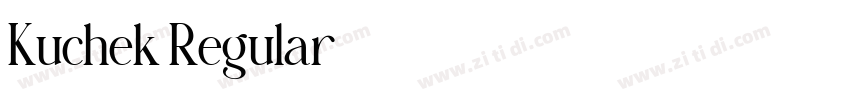 Kuchek Regular字体转换